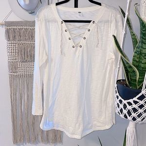 Long sleeve beachy top!
